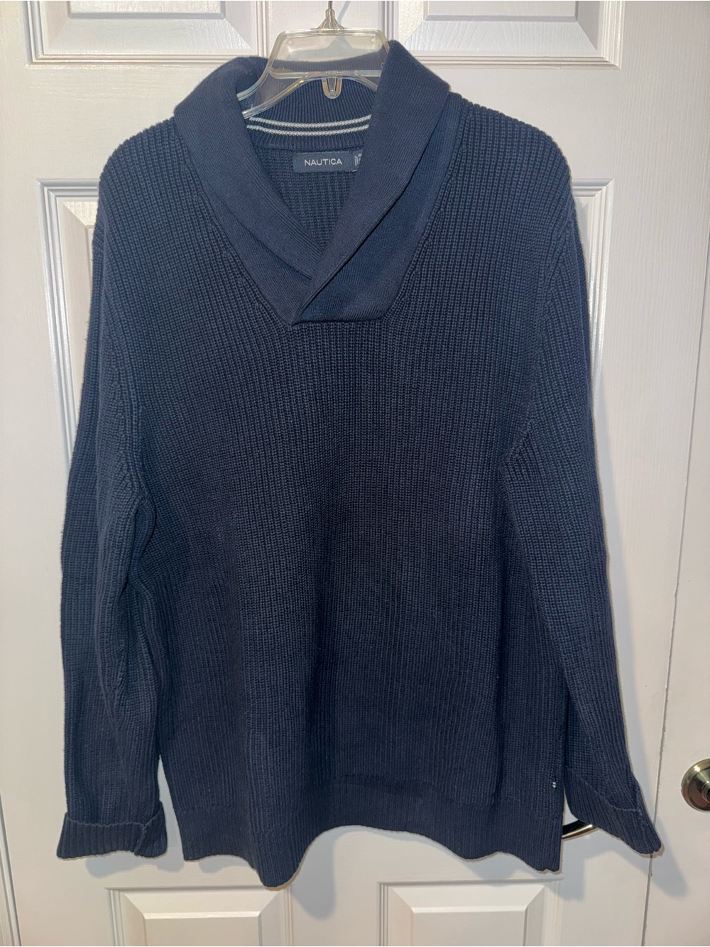 Nautica Men's Collar Sweater - Navy